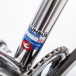 Close look at our Allroad frame, using @columbus_official XCR stainless tubes and parts