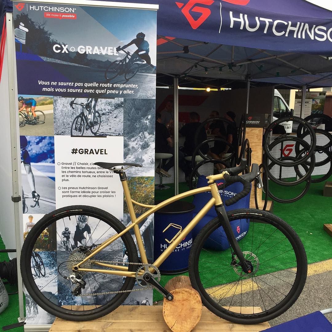Have a look at @hutchinsontires booth at @rocmtb for the new Black ...
