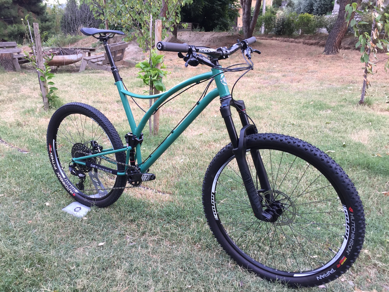 Le VTT One4All 297 acier de Guillaume Le VTT One4All 297 acier de Guillaume