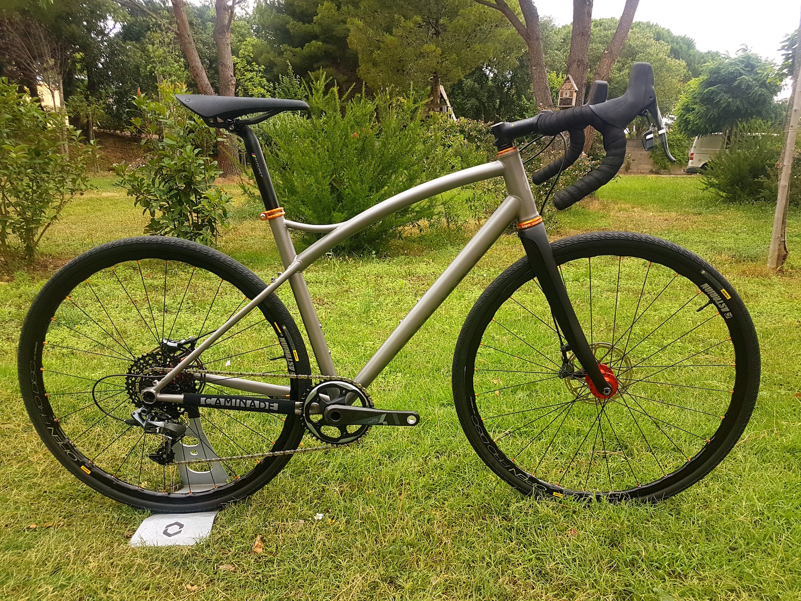 Le vélo Gravel Titane d'Alain Le vélo Gravel Titane d'Alain