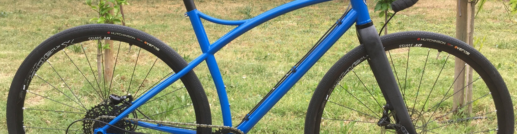 Le vélo Gravel de Bernard en Sram Apex 1 Le vélo Gravel de Bernard en Sram Apex 1