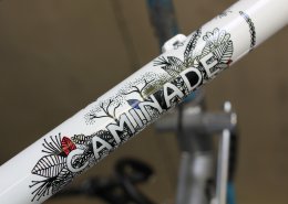 Hand-drawn Gravel Espresso paint job