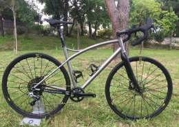 Le vélo Gravel Titane de Julien Le vélo Gravel Titane de Julien
